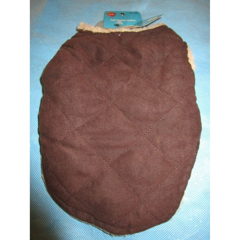 Pet Central Fall Padded Dog Coat Winter Jacket Coat Size S Small Brown